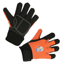Dječije zimske rukavice Mini neon-narančaste 4-6