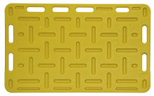 Ploča za tjeranje svinja 120×76cm - žuta
