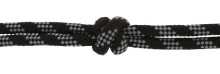 Ular uže s čvorovima - XL crni/sivi