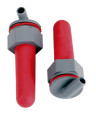 Rezervni ventil s dudom 100 mm - crveno (pak 2/1)