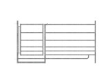 Modularna ograda pocinčana s vratima  0,92 × 2,75m
