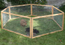 Kućica za glodavce - ograda Vario - 120×120×59cm